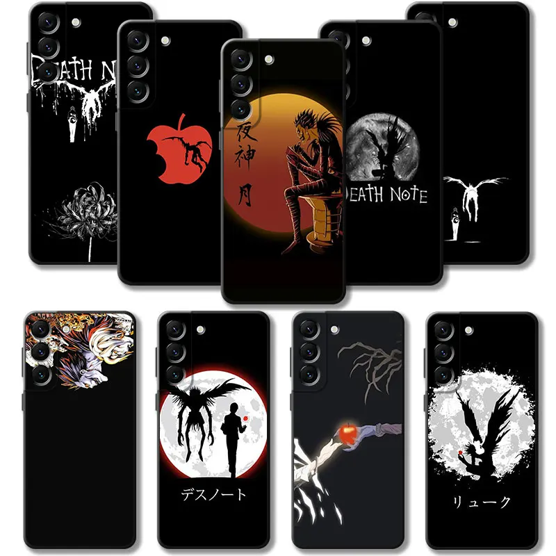 

For Samsung S23 S22 Ultra 5G S20 FE S21 Plus S8 S9 S10 Lite Note 20 10 S10e S20FE Note20 Death Note Relight Demon Phone Cases