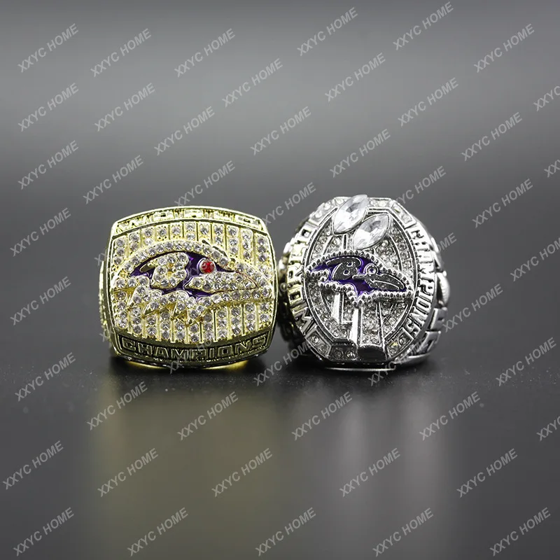 

2000 2012 Baltimore Crow Championship Ring Set European and American Popular Ornament