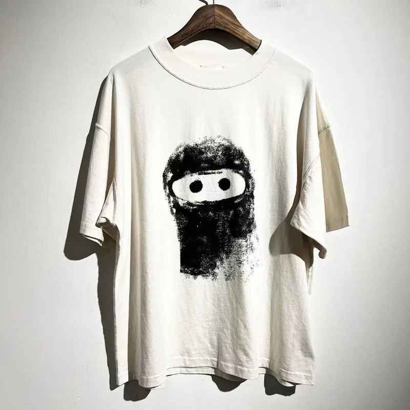 

New luxury 2023 Men Arnodefrance Washed ninja Sketch T Shirts T-Shirt Hip Hop Skateboard Street Cotton T-Shirts Tee Top #215