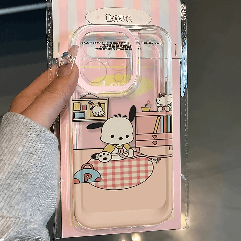 Прозрачный космический чехол для телефона Toy Hellos Kittys Pochacco Xiaomi Redmi NOTE8 9 9A 9s 10 11 12 12C 13