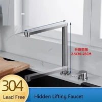 modern design factory wholesale 3 in 1 pure water filtration kitchen faucet double handle hot and cold kitchen sink faucet