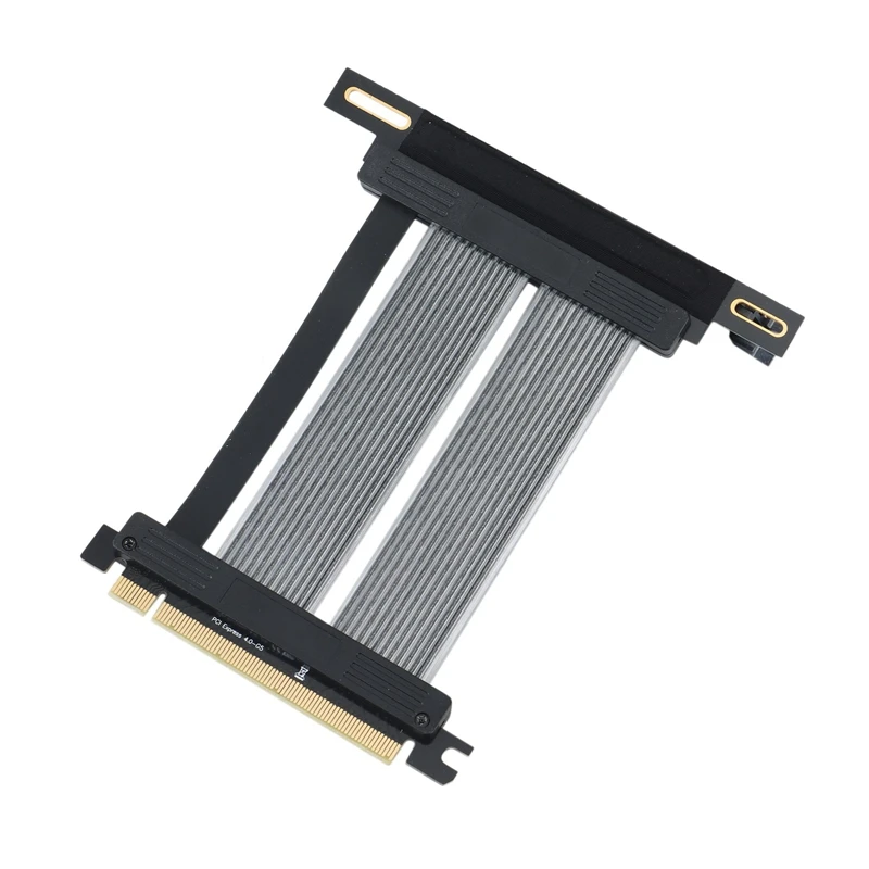 

PCIE 4.0 X16 To X16 Graphics Card Extension Cable,Flexible 90 Degree Extension Cable,Support 1U 2U Chassis