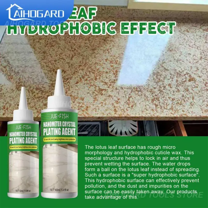 

Good Use Effect To Repair Repair Fluid Nano Silicone Floor Repair Agent Stone Repair Agent Home Decoration Tools 50/160ml 1pc