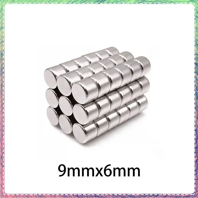 20/50/100 шт. 9x6 мм мини круглые супер сильные неодимовые магниты N35 мощный магнит на