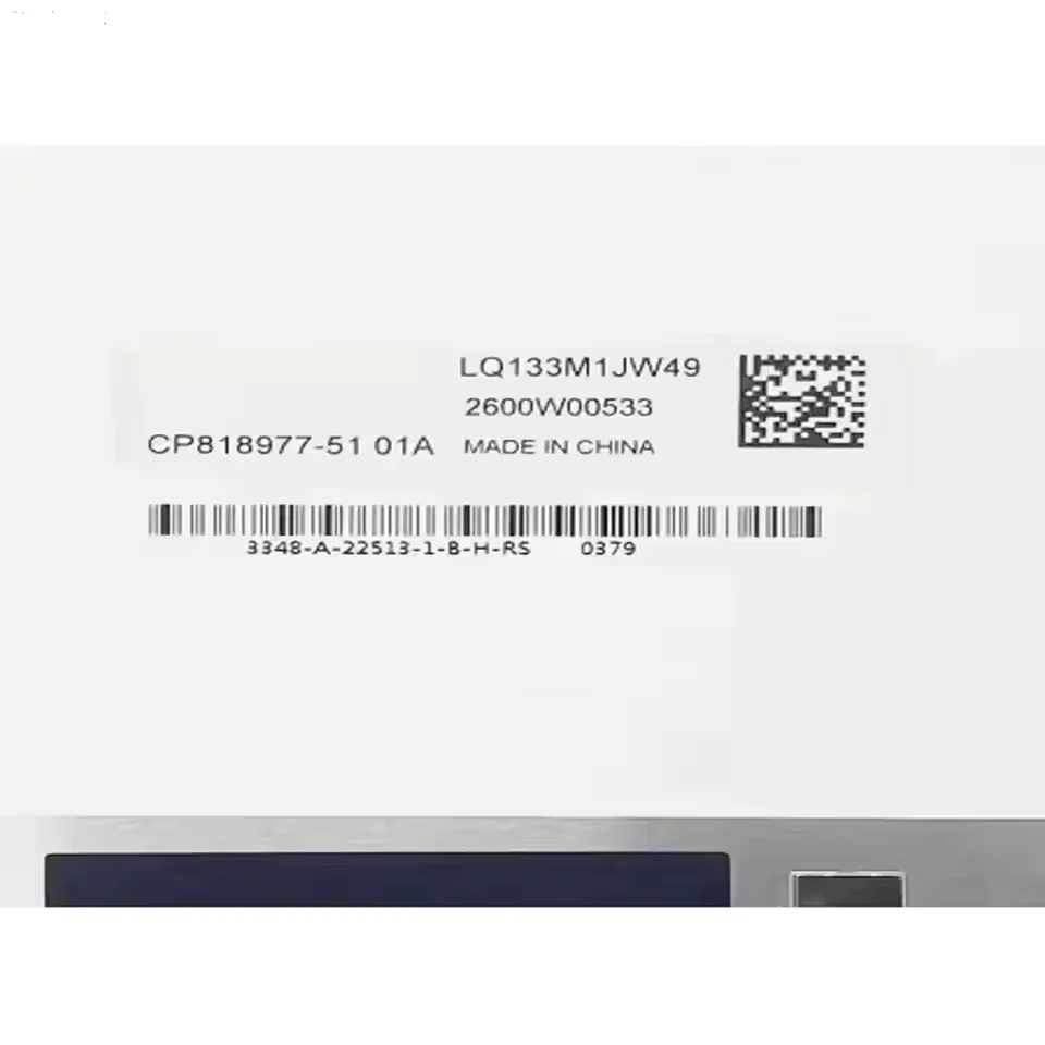 13,3-дюймовый 1920x1080 IPS FHD 30-контактный EDP 60 Гц ЖК-экран LQ133M1JW49 для Fujitsu FMV Lifebook Wu-xe3. ЖК-панель ноутбука (art.: 3920ce4ee2a85) - 3920ce4ee2a85