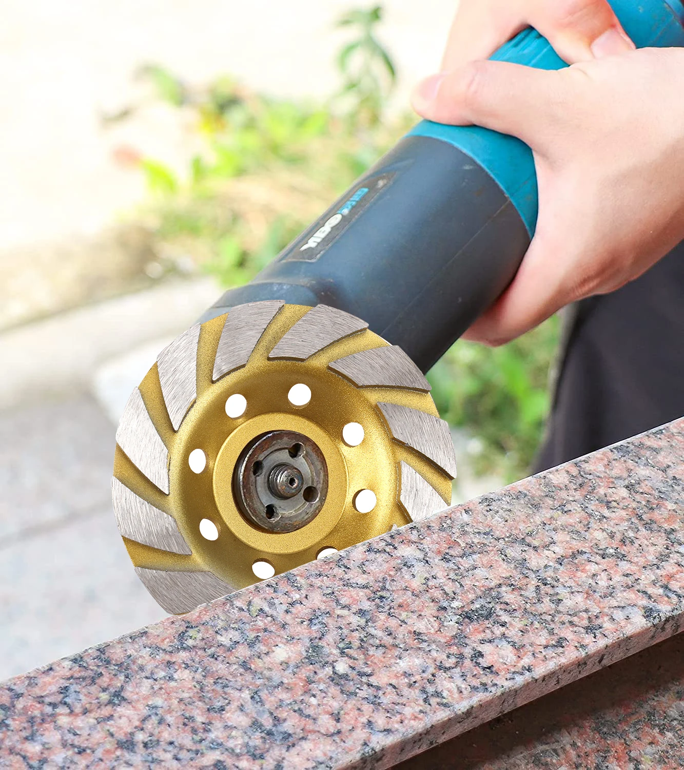 Алмазный шлифовальный круг магнитный диск для бетона гранита керамики режущий