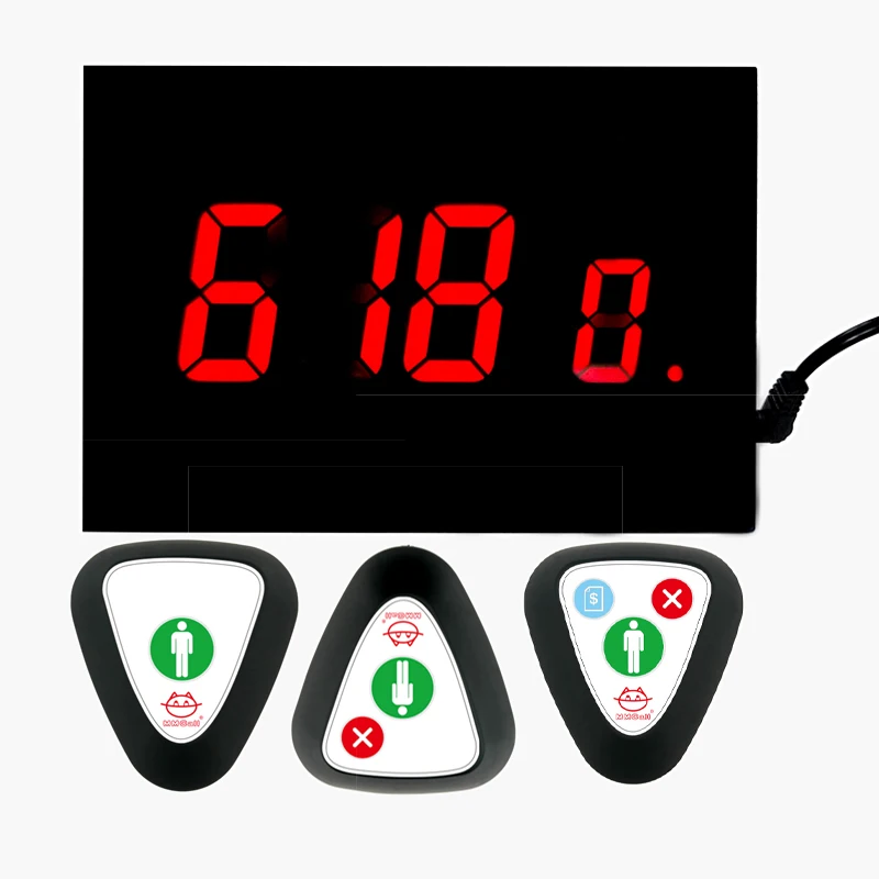 

MMCall Waiter Call LED Display Wireless Call Bell System Pagers For Restaurant, Coffee Houses