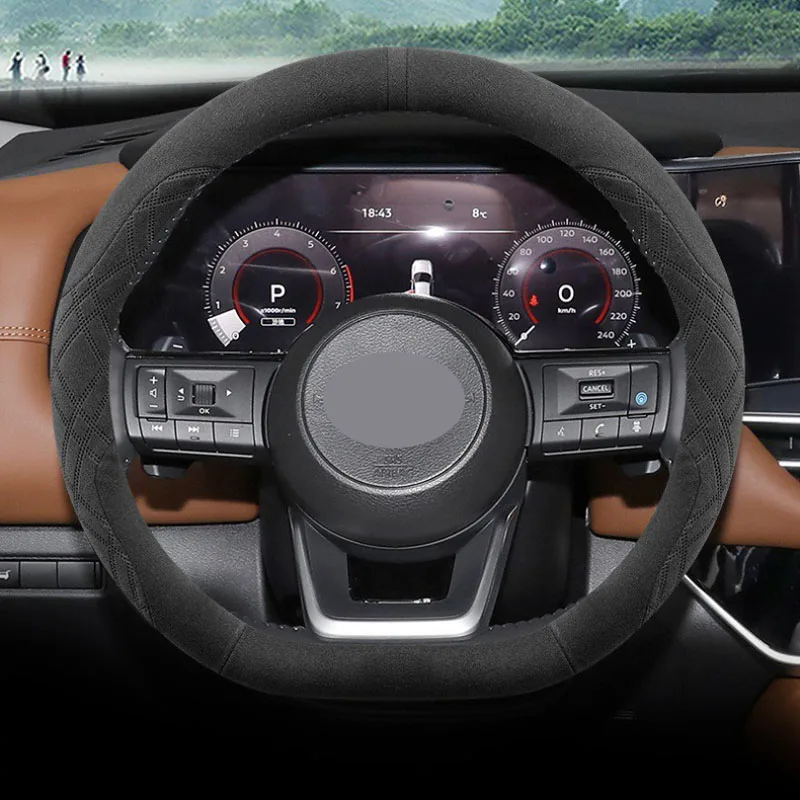 

Для Nissan Pathfinder 2024 2025 D-образная замшевая искусственная противоскользящая дышащая специальная интерьерная Автомобильная фурнитура