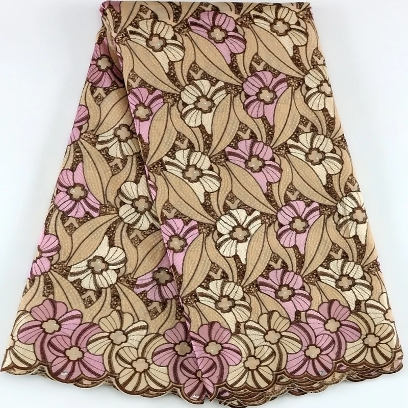 Швейцарская вуаль кружева в Швейцарии 2023 высокое качество 5 ярдов Африканское