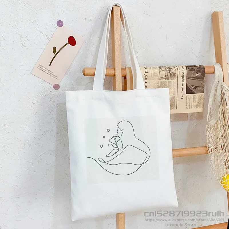 

ART Fashion Shoulder Bags Women 2020 New Canvas Abstract Print Casual Tote Bags for Students School Bags Tote Bag Shopping Bag