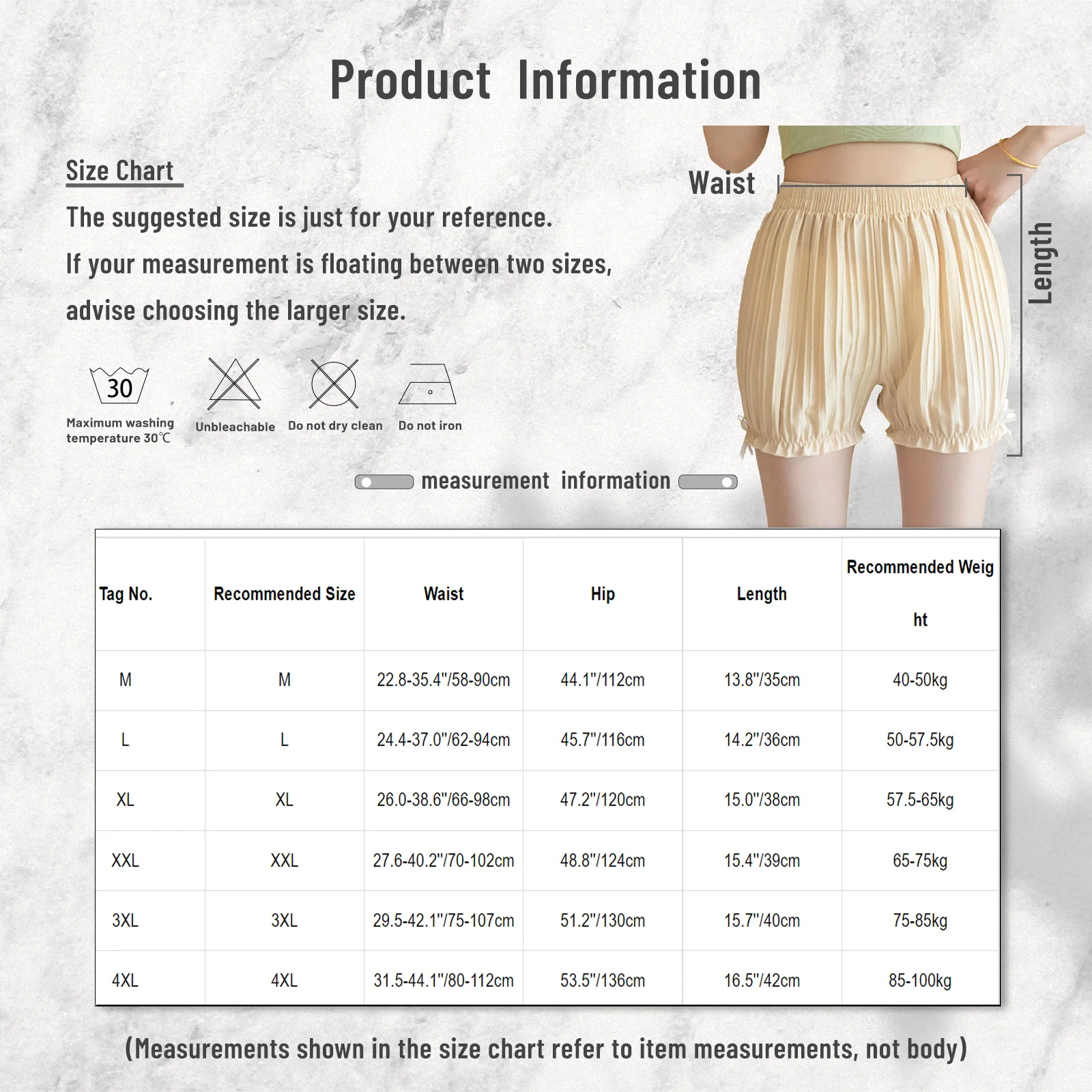 Womens Bowknot Striped Frilly Bloomers Shorts Homewear Loungewear Solid Color Elastic Waistband Panties Pettipants Underwear