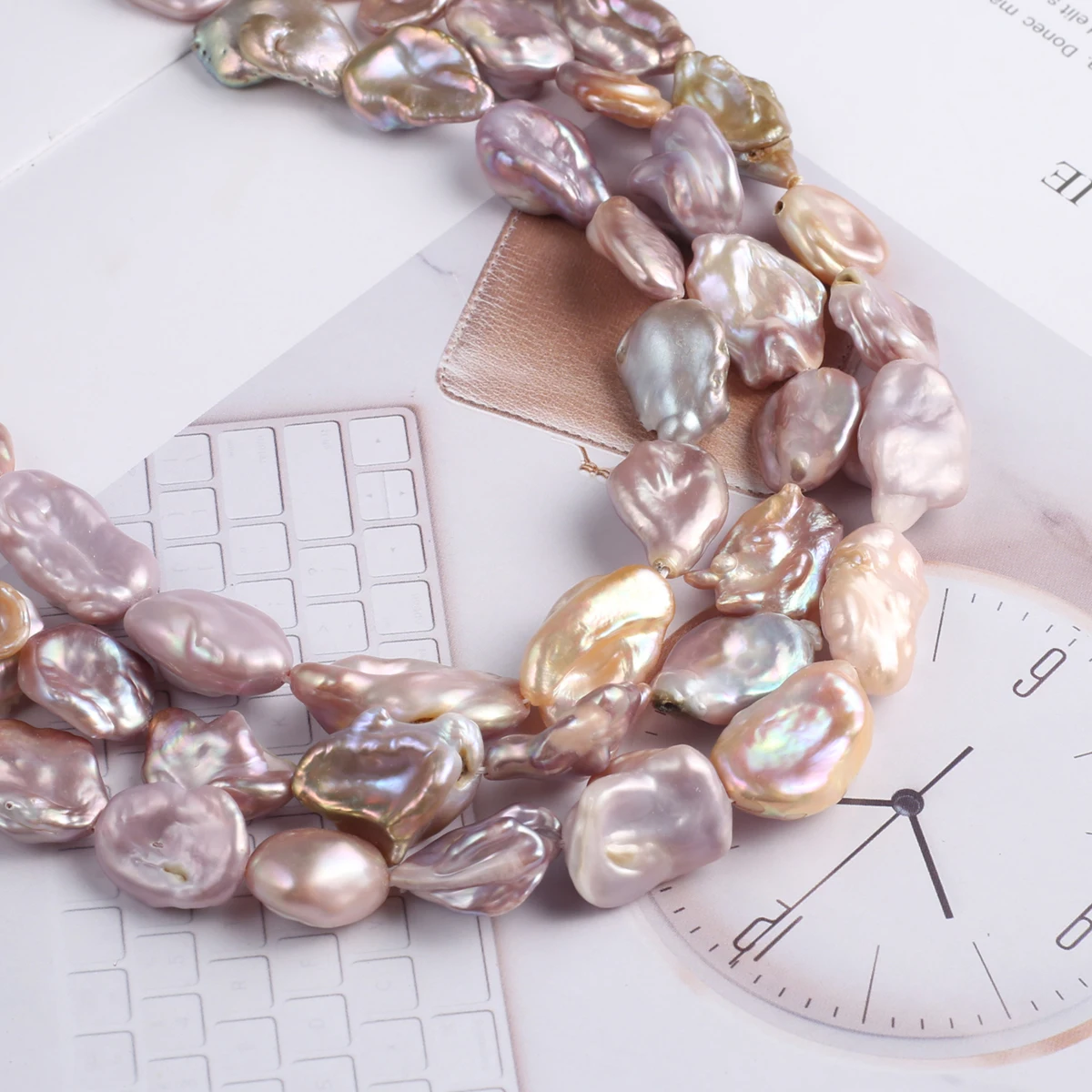 

Natural Freshwater Pearl Purple Baroque Madanku Pearl Charms For Jewelry Making DIY Necklace Bracelet Earrings Accessory