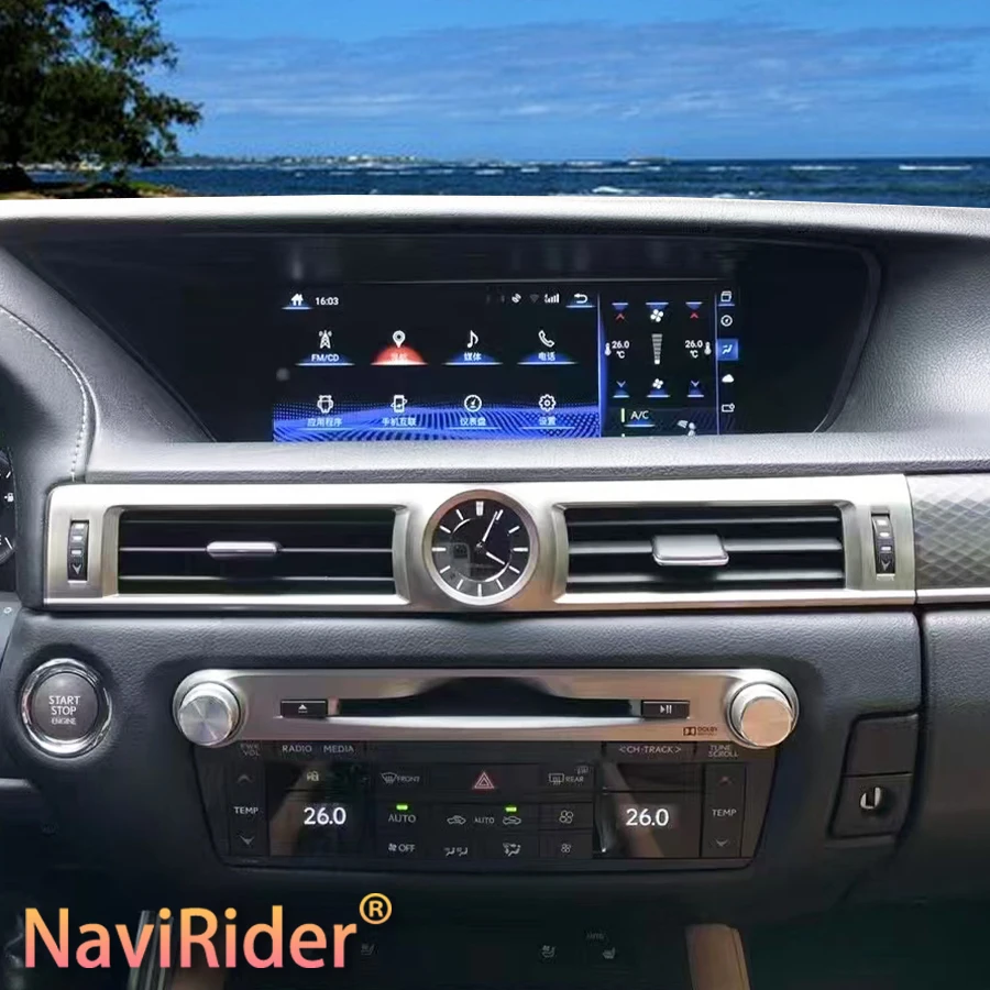 

Android 13 GPS 12,3-дюймовый экран для Lexus Gs350 GS 350 2013-2019 Автомобильный радиоприемник Навигация Авто видеоплеер Мультимедиа CarPlay Стерео