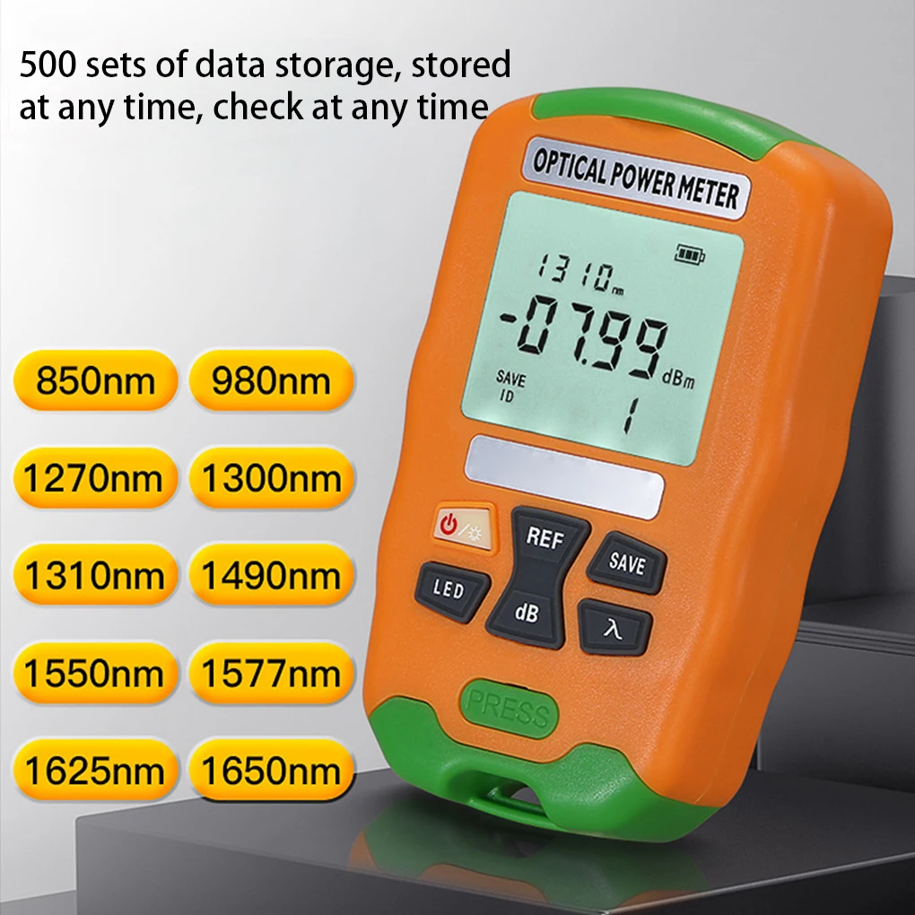 

Оптический измеритель мощности, сменный прибор для проверки сетевого кабеля с функцией памяти