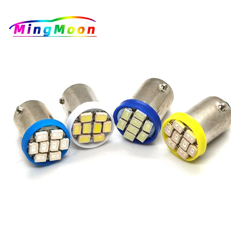 

500 шт. Ba9s 44 47 T11 T4W Bayonet AC 6 В/6,3 В 1206 3020 8SMD светодиодный ная лампа для точечного станка, неполярная лампа постоянного тока 12 В