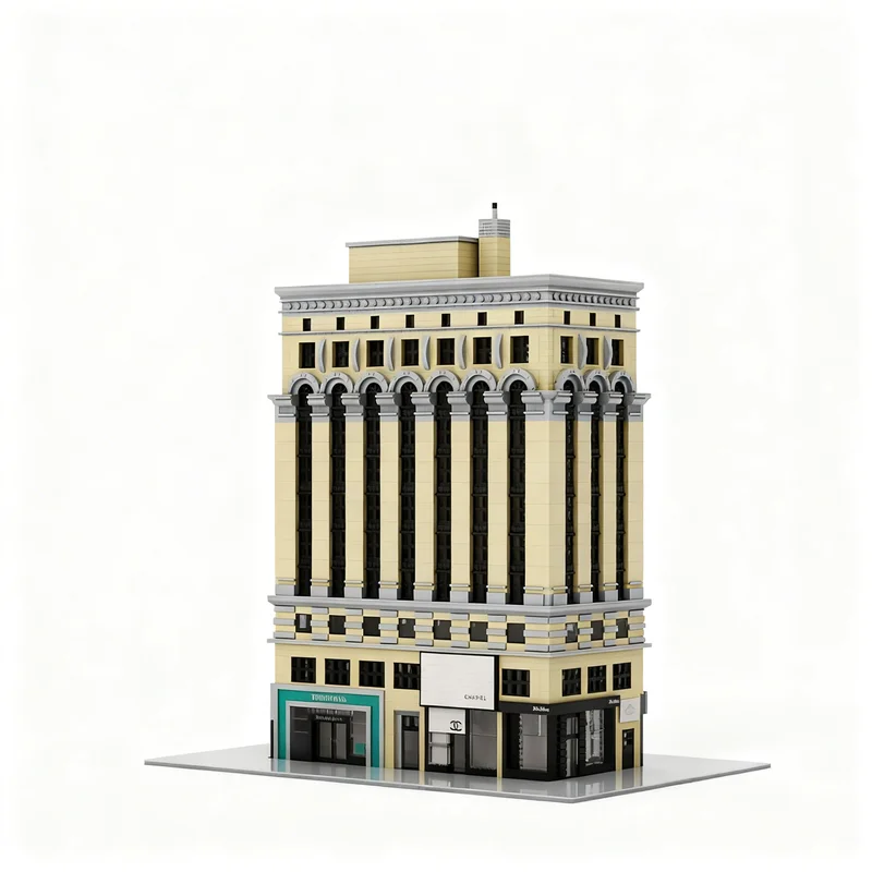 6938 деталей MOC Архитектура Нью-Йорка 1 Модульные здания Модель Строительные блоки Игрушка Идея для сборки DIY 3D Творческое образование Подарок на день рождения (art.: 3920dd0eedc01) - 3920dd0eedc01