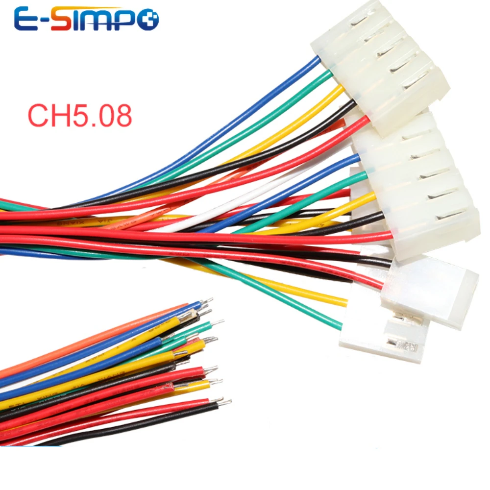 10-Piece 22AWG CH3.96 Cable Set with 3.96mm Pitch Electrical Terminal Housing and 20cm Long Wire Connectors Description Image.This Product Can Be Found With The Tag Names 3 pin connector wire, 3 wire connectors wires, 3 wire harness connector, Cable connectors 3 pins, Wire cable connector 3 8