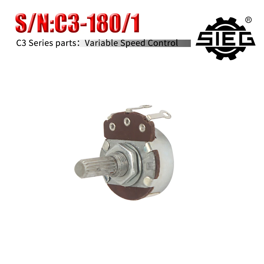 

Main Control Board Potentiometer DC Motor Speed Controller Adjustable Variable Speed Control Switch for SIEG C3&JET BD-7