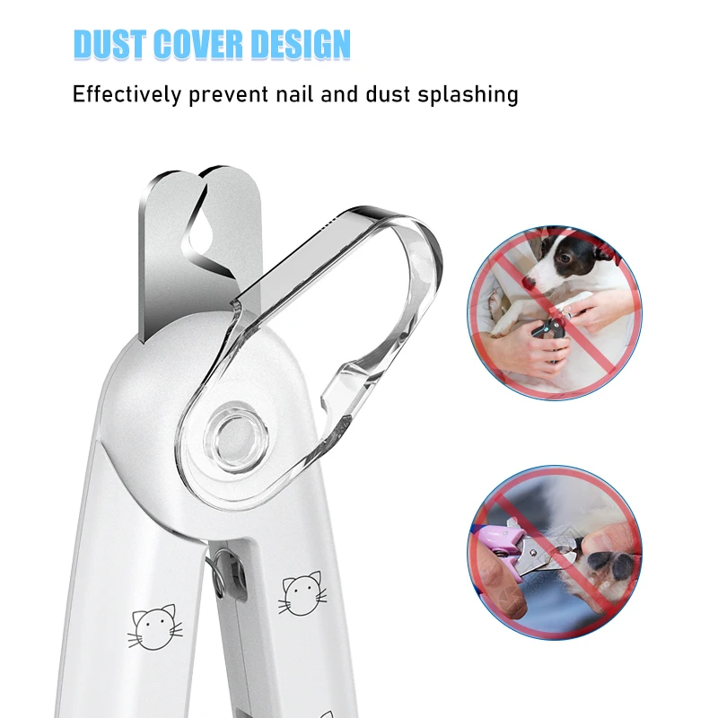 

Professional Pet Manufacturer Stainless Steel Dog Toe Nail Grooming Supplies Dog Pet Nail Clipper Pets And led Trimmer Dog Cat