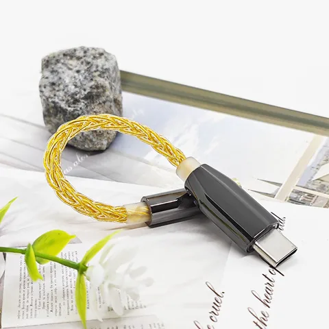 USB c к разъему 3,5 мм, адаптер ЦАП, кабель aux c типа к 4,4 мм, женский аудиоусилитель, портативный адаптер усилителя декодирования HiFi