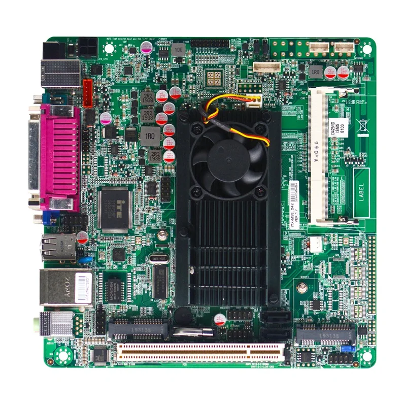 

M58 мини-компьютер материнская плата Atom D425/1,8G для 82801HBM DDR3 SO-DIMM память ITX рекламная машина материнская плата