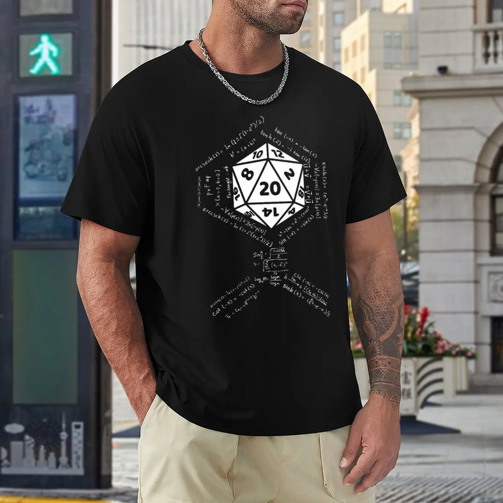

Tees The Science of 20 Sided Dice Essential 2 Novelty Home USA Size High Quality