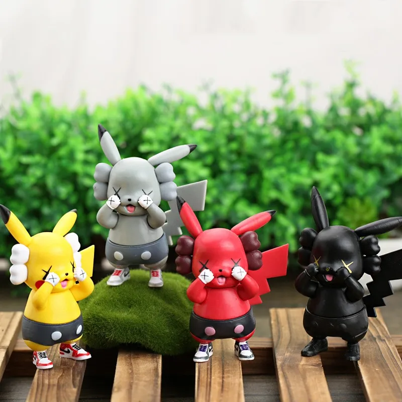 

Pokémon Pikachu Toy Figure Model Kawaii Decoration Anime Peripheral Cartoon Action Figure Children Gift Pokémon Figure Christmas