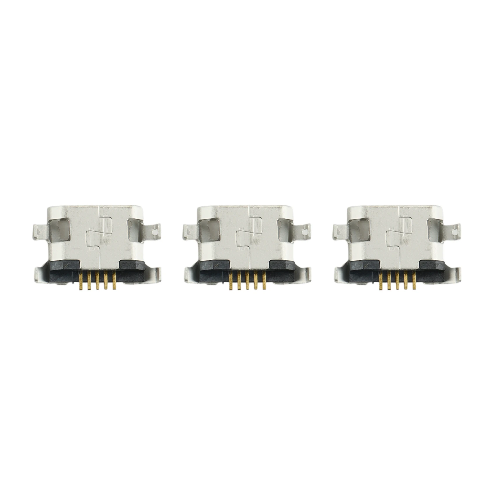 100 шт. Micro-USB 5-контактный 1 28 мм с плоским ртом без керлинга гнездовой разъем для