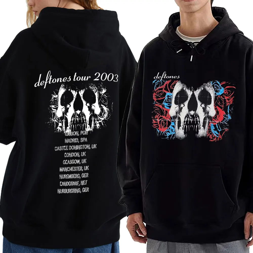 

Модные толстовки в стиле рок-группы Deftones, толстовка унисекс в стиле панк, хип-хоп, готический стиль, ретро, с изображением черепа, уличная одежда