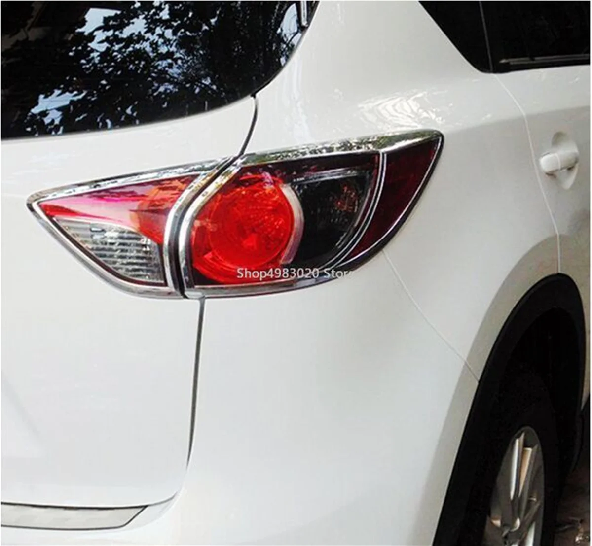 

2013 2014 2015 FIT FOR Mazda CX-5 CX5 CHROME FRONT HEADLIGHT REAR TAILLIGHT LIGHT COVER TRIM Herramientas Car Accesories