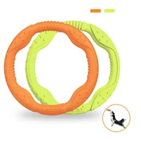 dog toy flying disc dog tug toys pet molar chew toy interactive for water floating fetch retrieving training medium large dogs