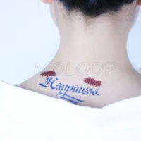 tattoo sticker temporary letter red spider snake lily plant flower waterproof fake tatto flash tatoo for woman girl kid