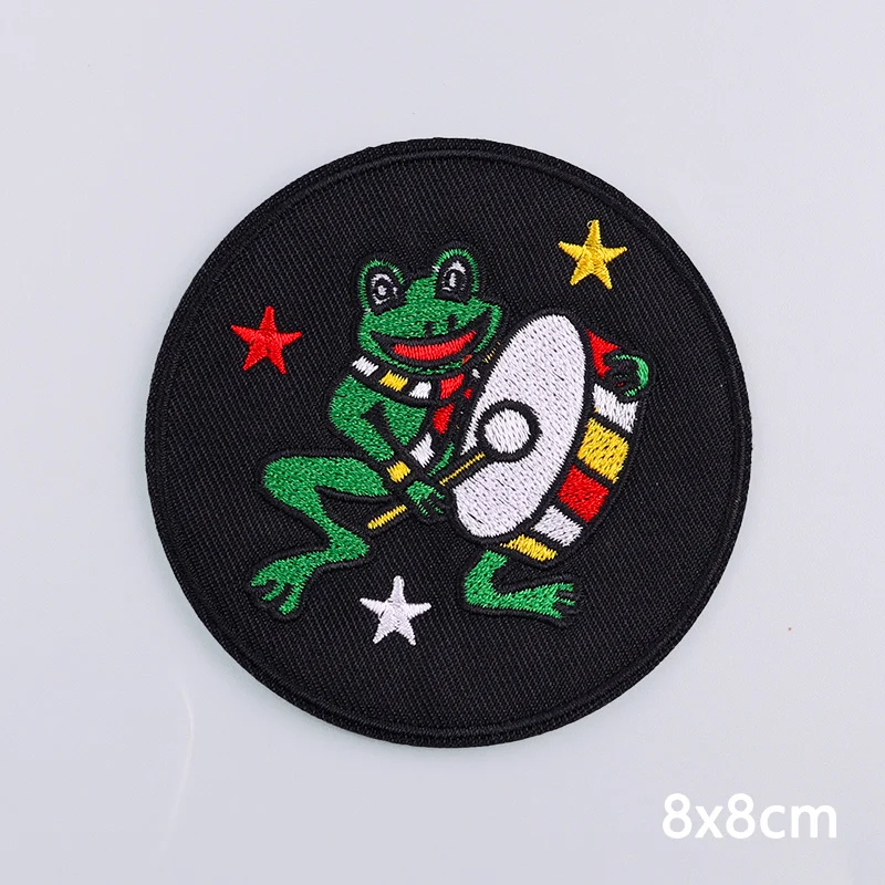 Новые патчи с вышивкой эмблемой Oeteldonk лягушки карнавала для одежды