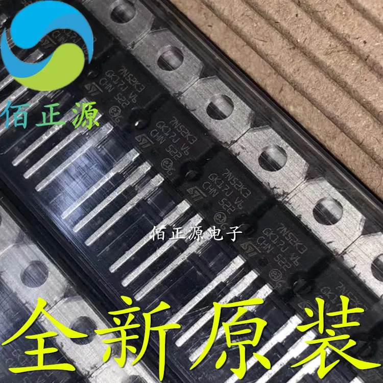 10 шт. Оригинальный Новый STF7N52K3 in-line TO-220F N-channel 525V 6A MOS FET 10 шт. Оригинальный Новый STF7N52K3 in-line TO-220F N-channel 525V 6A MOS FET