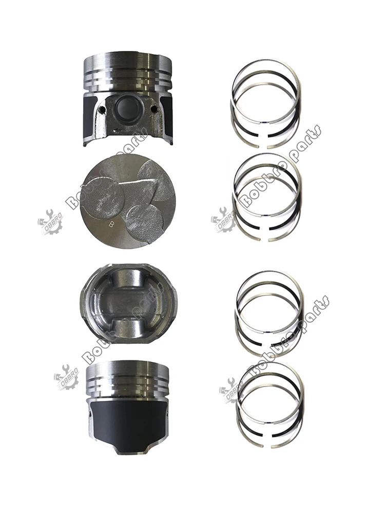

V3600 V3600IDI-T Piston 1J510-2111-3 Ring 1C510-20050 For Kubota Tractor MZ705 MZ755 Engine Aftermarket Parts