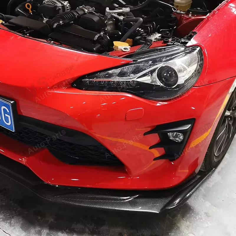 Для Toyota GT86 Subaru BRZ 2012-2018 передний бампер из углеродного волокна накладка на