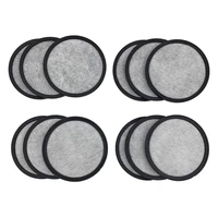 12 pcs replacement water filter discs for mr coffee maker activated charcoal water purification dics