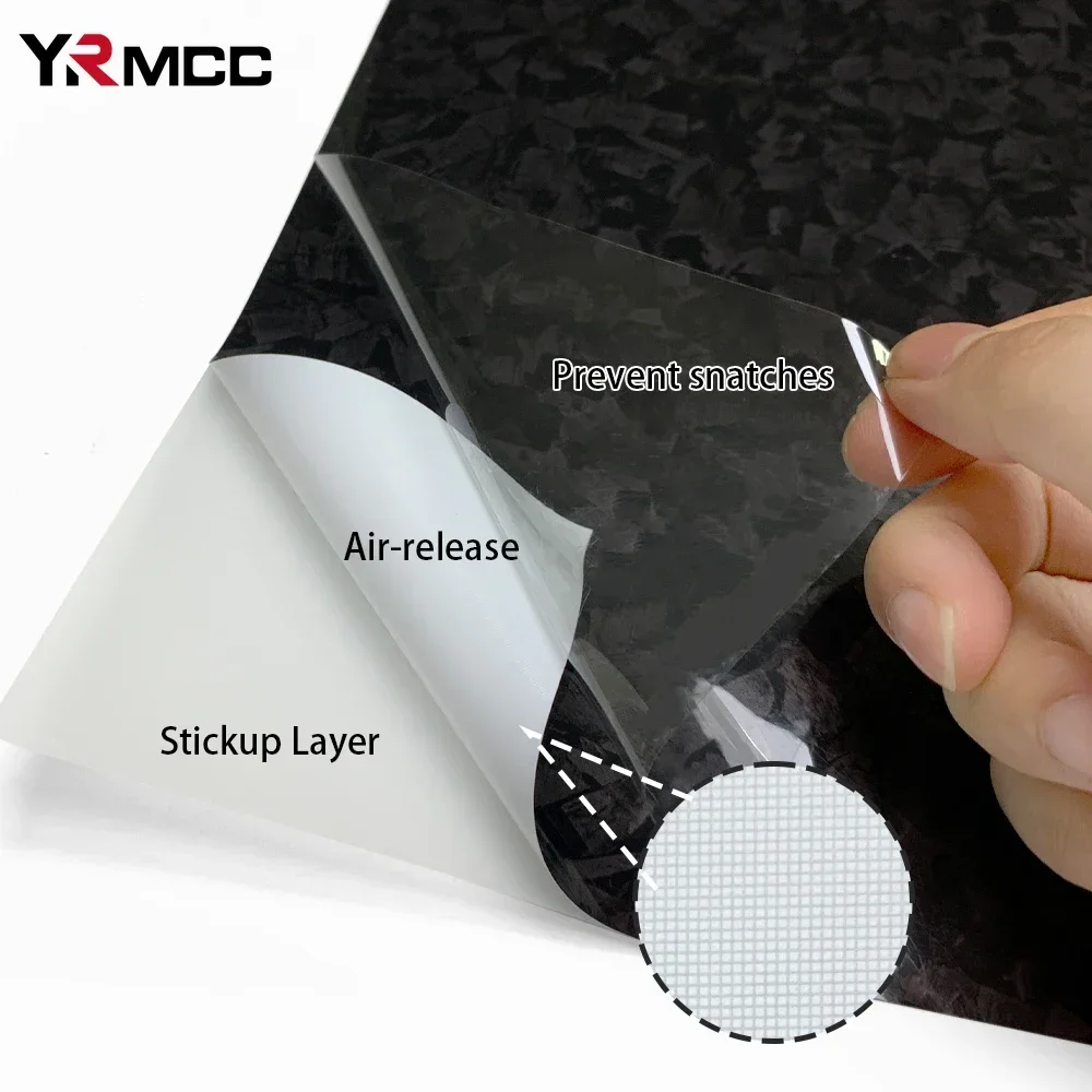 Автомобильная глянцевая виниловая пленка из кованого углеродного волокна