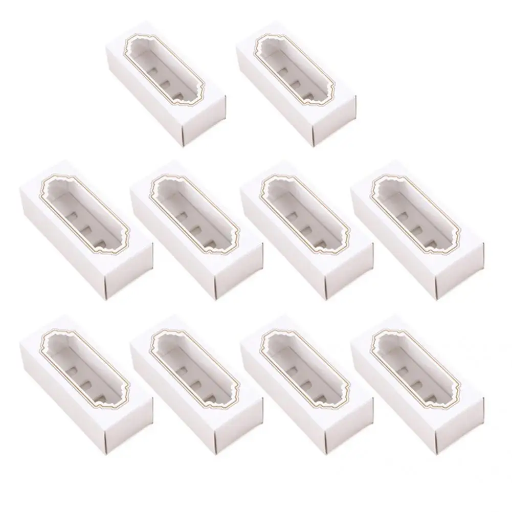 10 шт. шикарный долговечный привлекательный удобный контейнер для десертов с