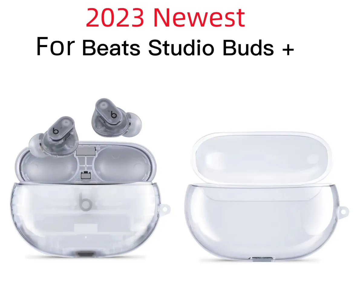 2023 New For Beats Studio Buds+ Case Transparent Shockproof 