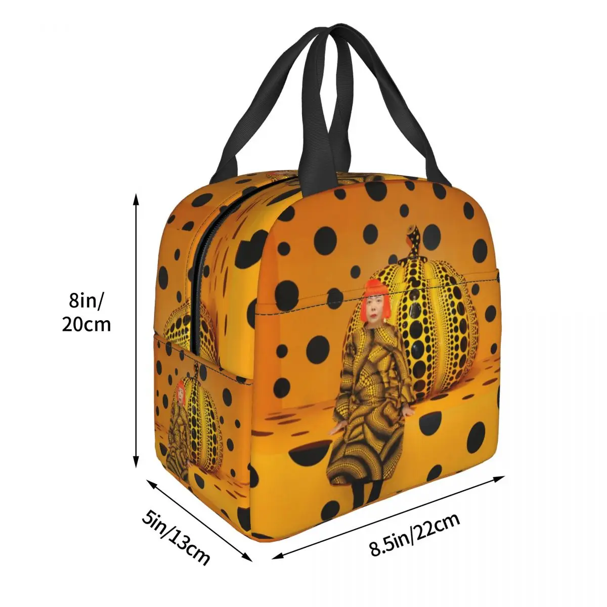 Yayoi Kusama загадочная изолированная сумка для ланча Термосумка многоразовая желтая