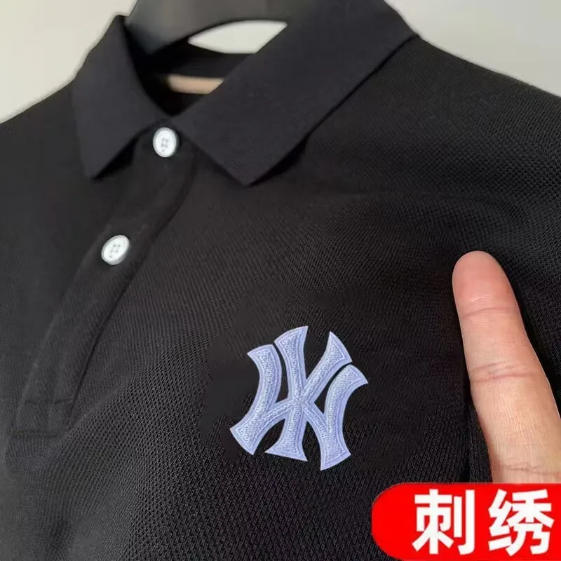 2023 Collared Summer Men's Short Sleeve T-shirt Lapel Embroidery Sports Fashion Polo Shirt Half Sleeve Top