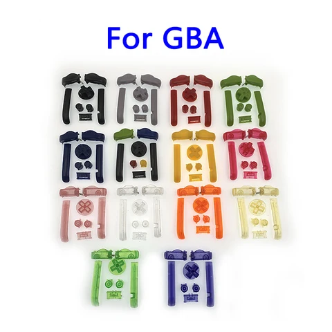 Сменные кнопки клавиатуры L R A B кнопка для Gameboy рамка клавиш Advance для GBA D колодки кнопки включения и выключения питания