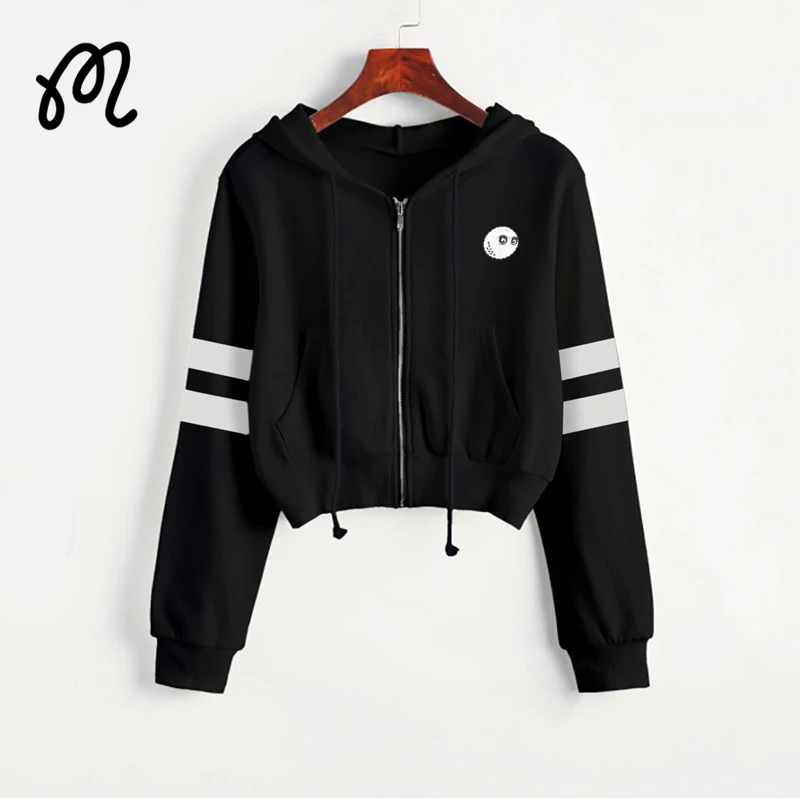 Women's Golf Clothing 2022 Autumn Women Malbon Golf Wear Fashion Casual Jackets Short Zip Parallel Bar Hoodie Cardigan Horse