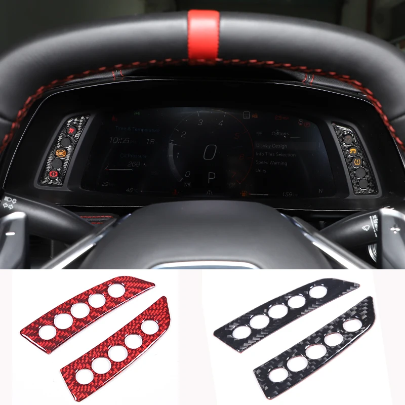 

Car Dashboard Instrument Fault Light Warning Light Display Panel Frame Trim Sticker For Corvette C8 Stingray Z51 Z06 2020-2023