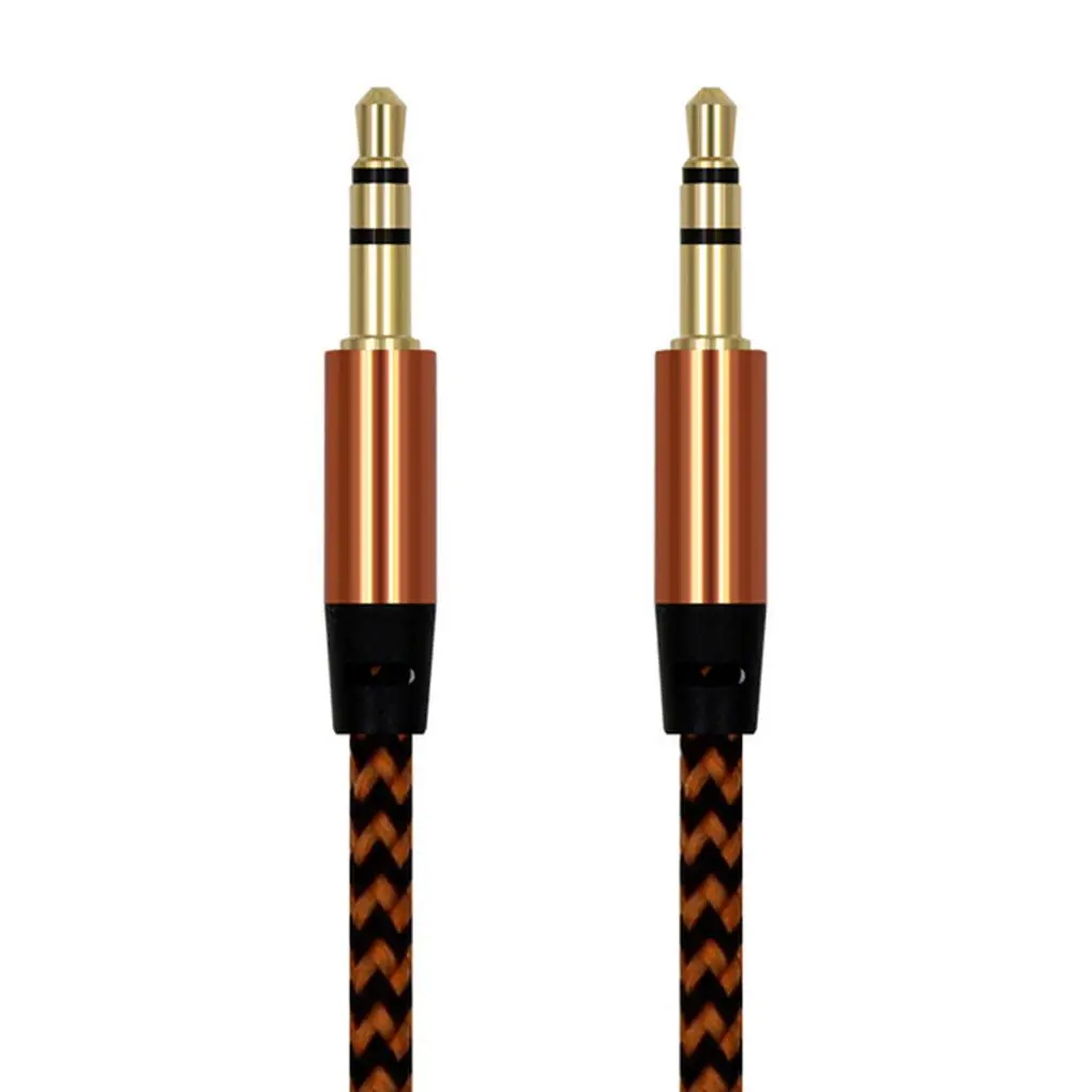 

3.5mm Male to Male Cable Lossless AUX Cord Smartphone Headphone Adapter Portable Audio Wire Home Theater Silver