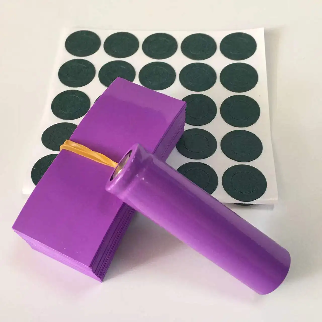 Термоусадочные трубки из ПВХ для литиевых батарей 100 18650 шт. изоляционные с