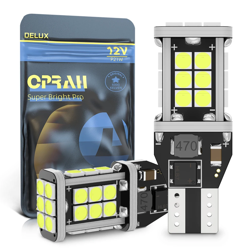 

2 Шт. T15 W16W WY16W 3030 24SMD Светодиодный Canbus Без Ошибок Автомобильный Задний Стоп-сигнал Сигнальная Лампа Универсальны...