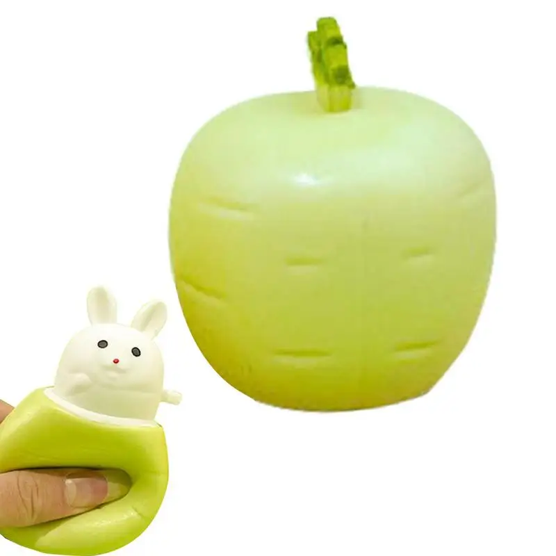 

Игрушка-Кролик для снятия стресса, кролик, морковь, мини-игрушки, животные, сжимаемые игрушки для снятия стресса для детей, сувениры для вечеринок, случайный цвет