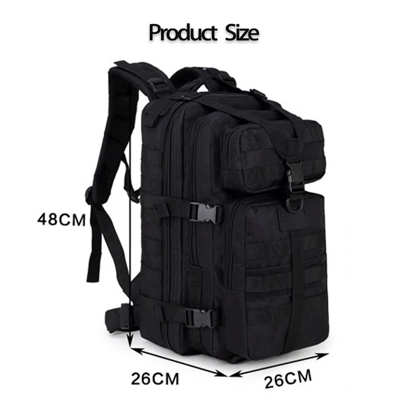35L Military Tactical Backpack 3P Outdoor Package Mountaineering CS Camo Bag Waterproof Backpack For Hiking Camping Equipment
